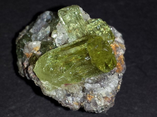 Apatite Crystals on Matrix