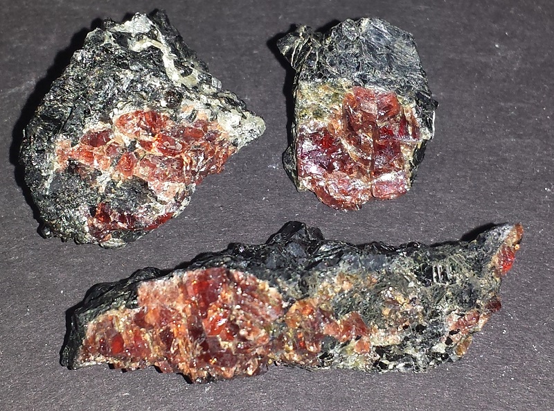 Garnet on Amphibolite