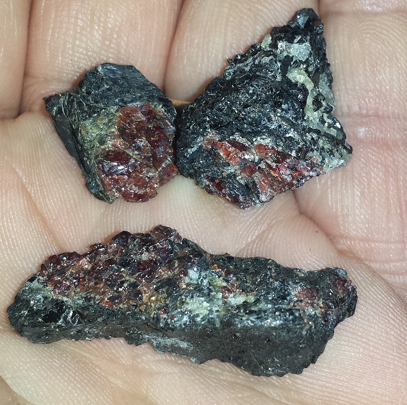 Garnet on Amphibolite