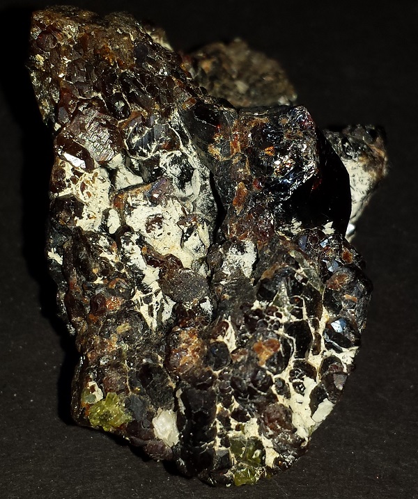 Garnet and Epidote Crystals