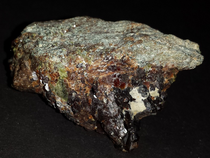 Garnet and Epidote Crystals