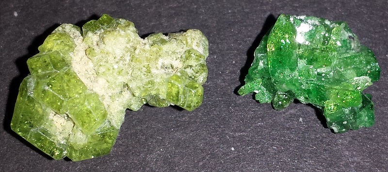 2 pieces of Vesuvianite Crystals