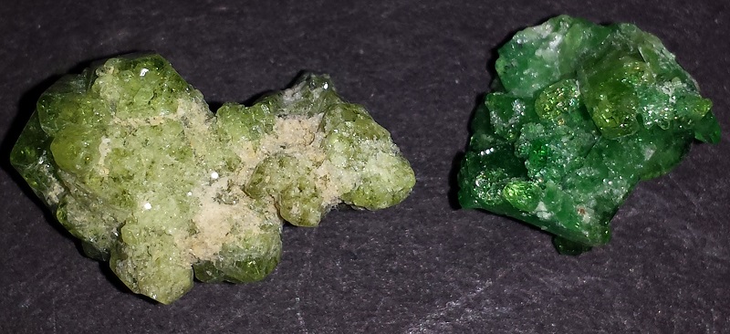 2 pieces of Vesuvianite Crystals