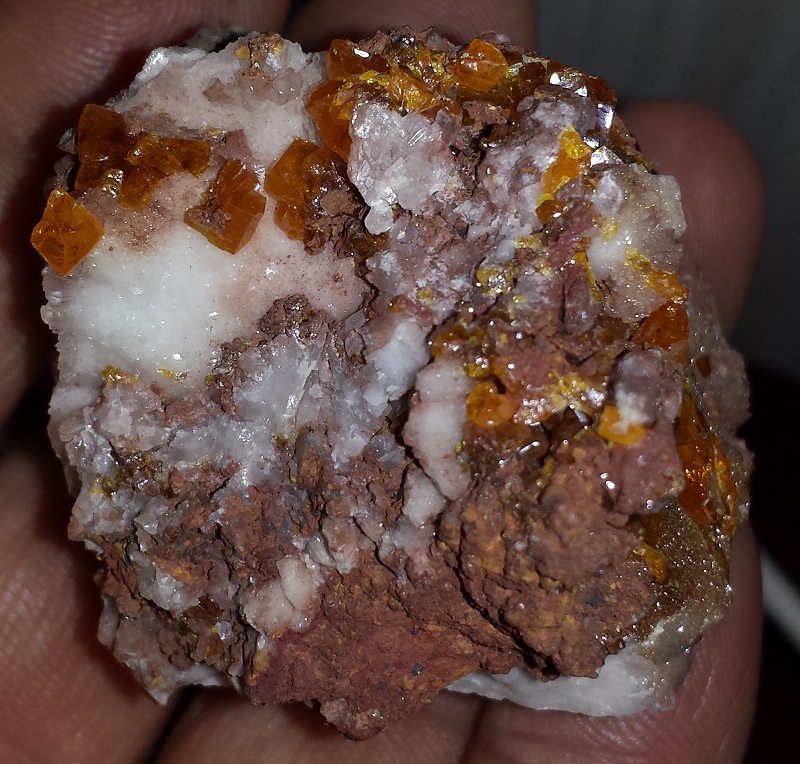 Wulfenite Crystals