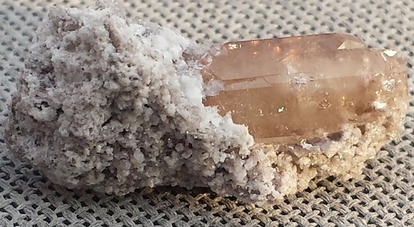 Topaz Crystal on Rhyolite