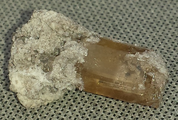 Topaz Crystal on Rhyolite