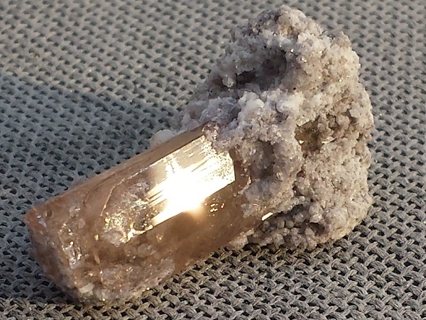 Topaz Crystal on Rhyolite