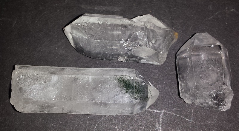 3 Quartz Crystals