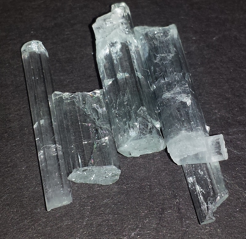 4 Aquamarine Crystals