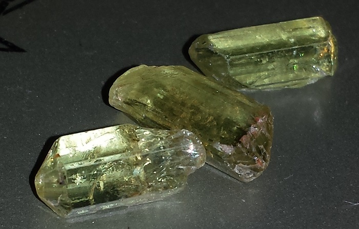 3 Apatite specimens