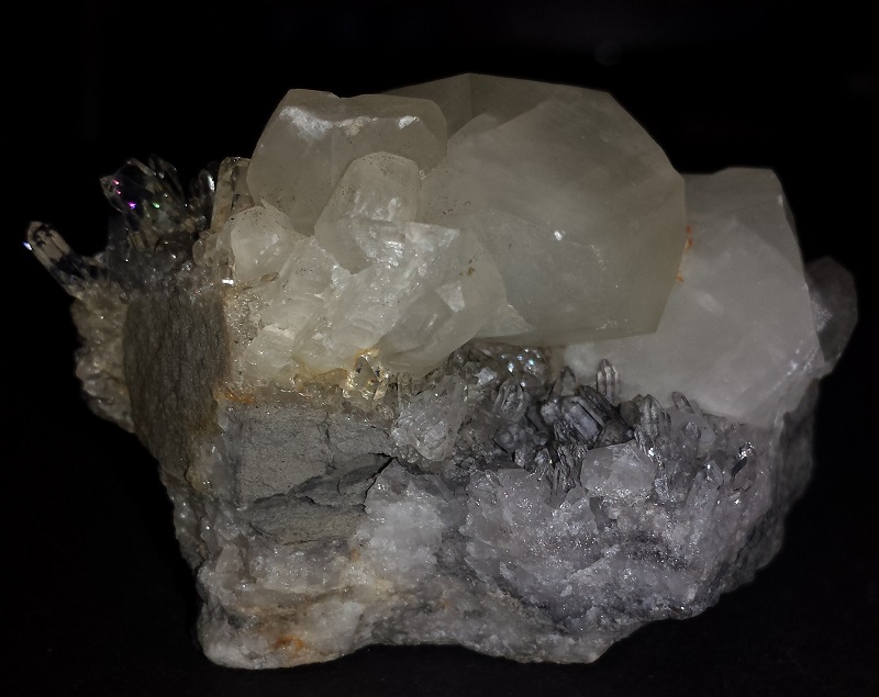 Dolomite and Quartz Crystals