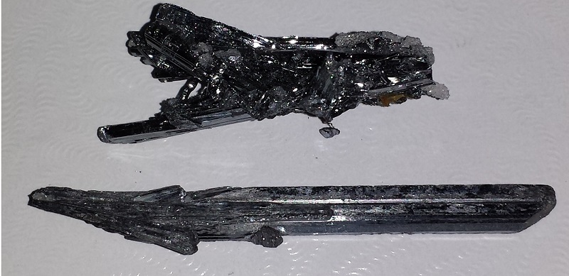 2 Stibnite Specimens