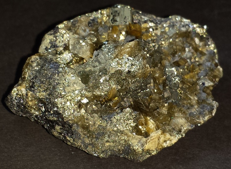 Sphalerite with Siderite and Pyrite