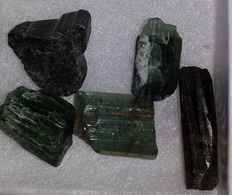 5 Tourmaline Crystals