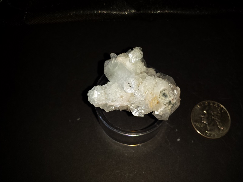 Apophyllite and Stilbite Crystals