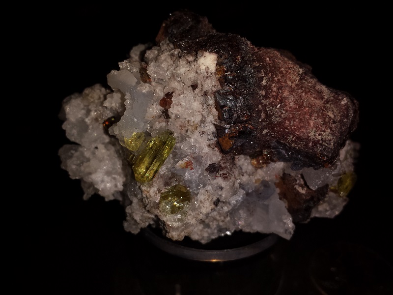 Apatite Crystals with Quartz and Martite