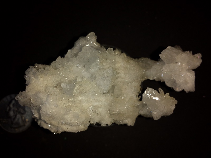 White Aragonite Crystals