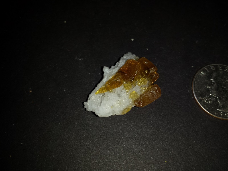 Yellow Barite Crystals