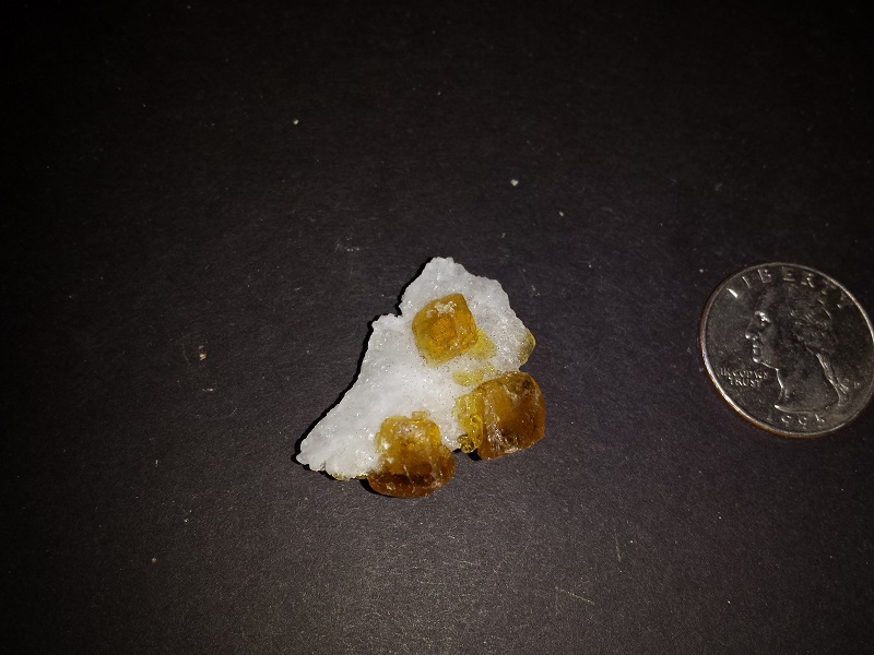 Yellow Barite Crystals