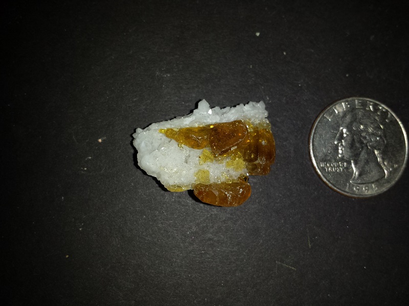 Yellow Barite Crystals