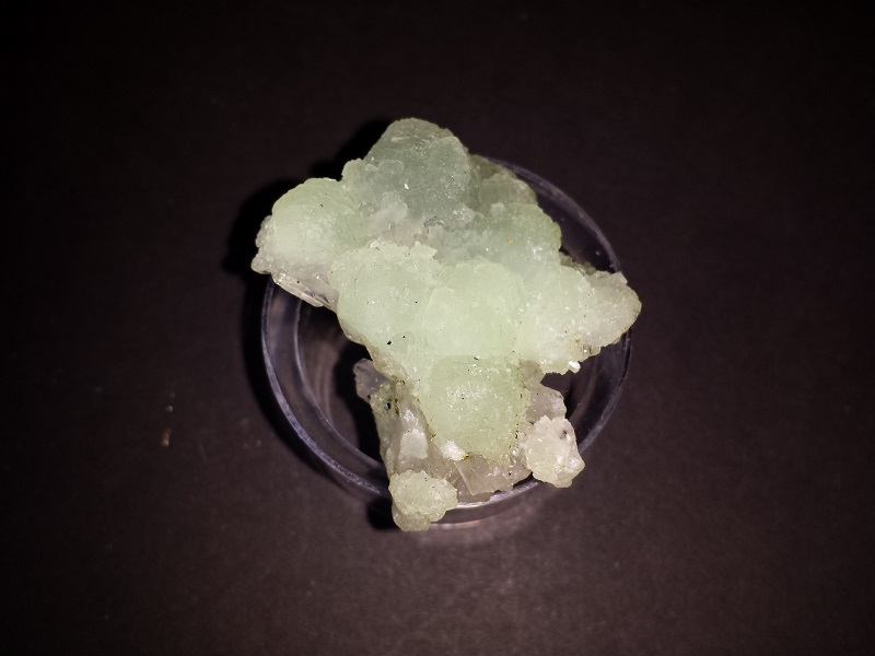 Prehnite with Tourmaline Crystals