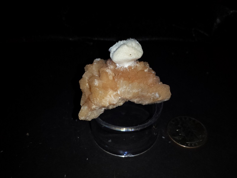 Mordenite on orange Stilbite