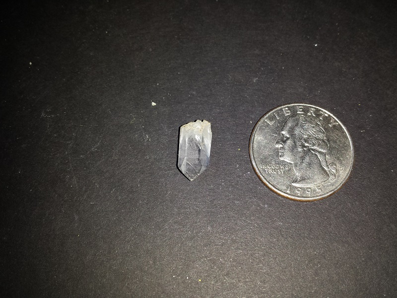 Three specimens. Quartz,Eastonite, and red Calcite