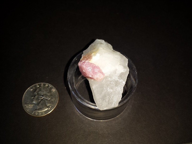 Pink Tourmaline in Quartz