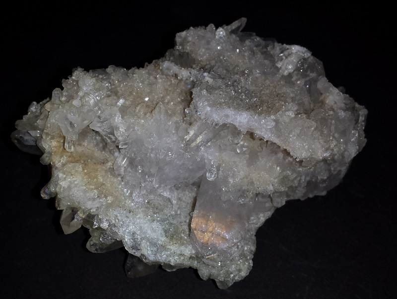 Larger cluster of Quartz Crystals