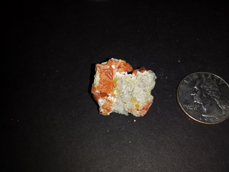 Orange Stilbite Crystals