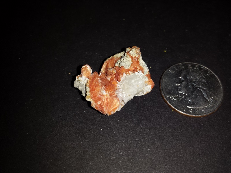 Orange Stilbite Crystals