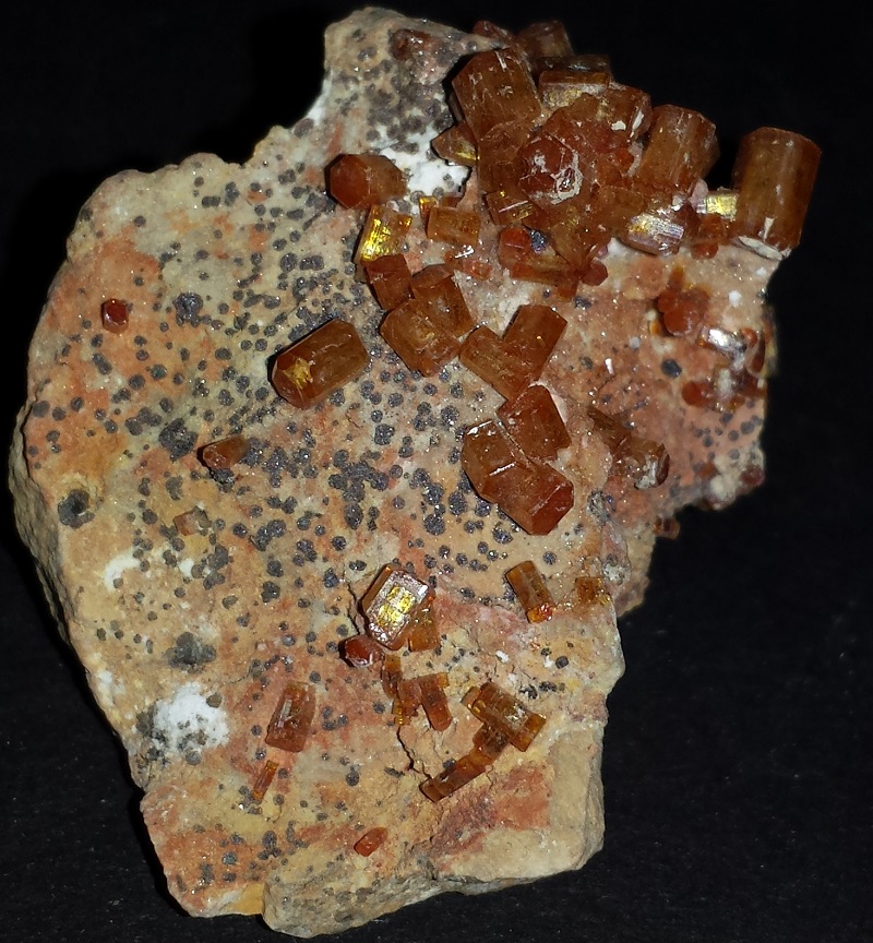 Barrel shaped Vanadinite Crystals