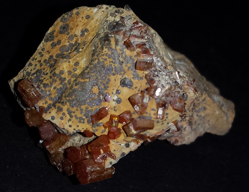 Barrel shaped Vanadinite Crystals