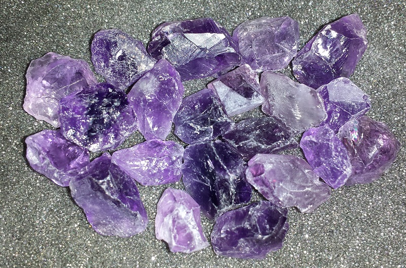 21 Amethyst Crystals