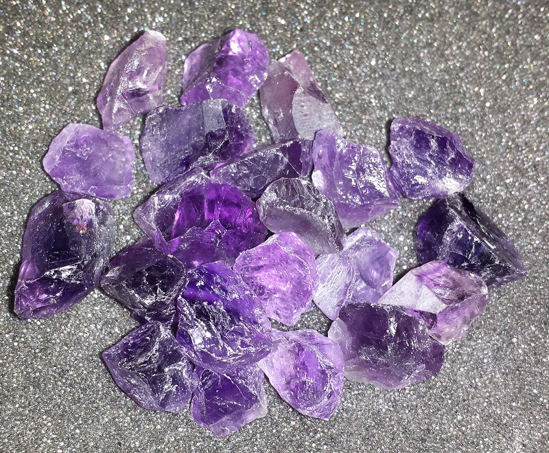 21 Amethyst Crystals