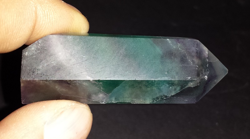 2 Rainbow Fluorite Wands