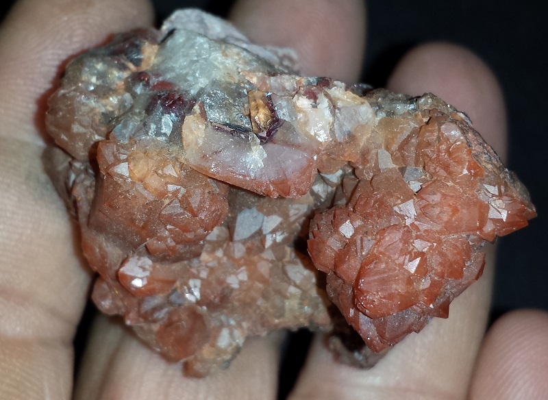 Red Quartz with Hematite