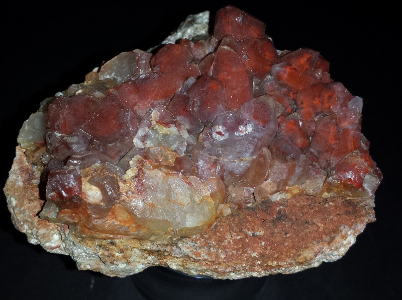 Red Quartz with Hematite