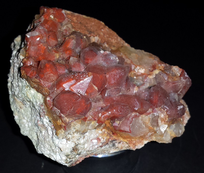 Red Quartz with Hematite