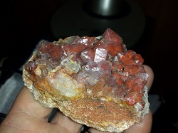 Quartz with Hematite