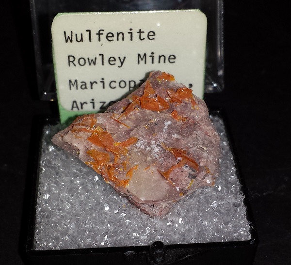 Wulfenite Crystals