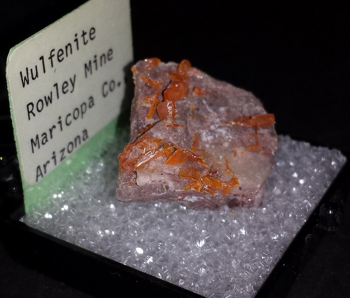 Wulfenite Crystals