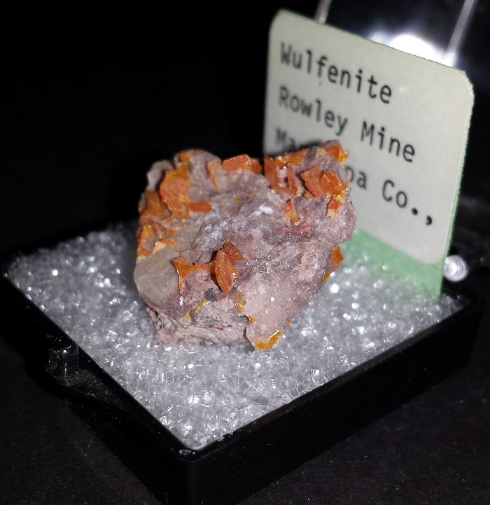 Wulfenite Crystals