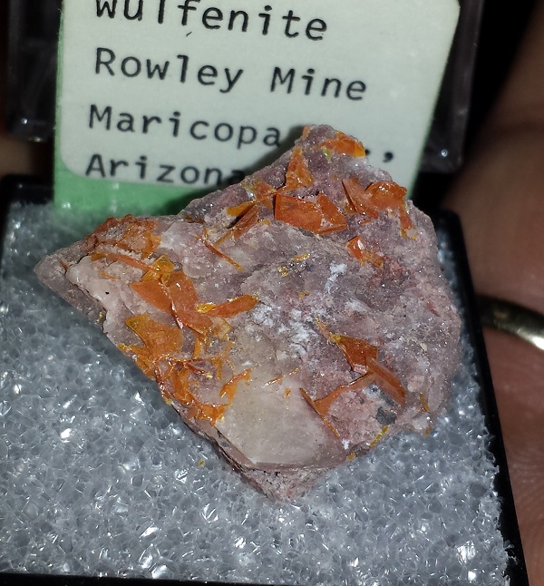 Wulfenite Crystals