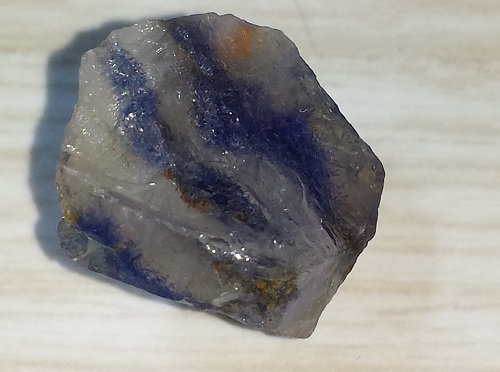 Dumortierite in Quartz