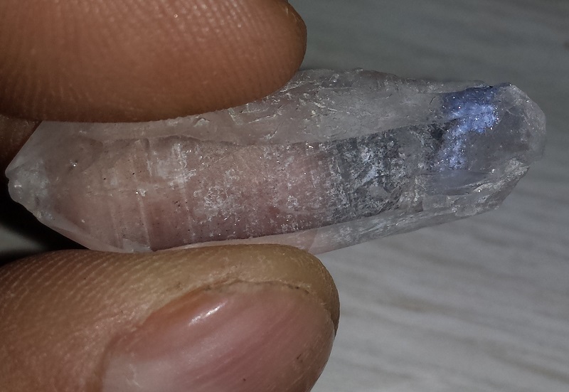 Dumortierite in Quartz