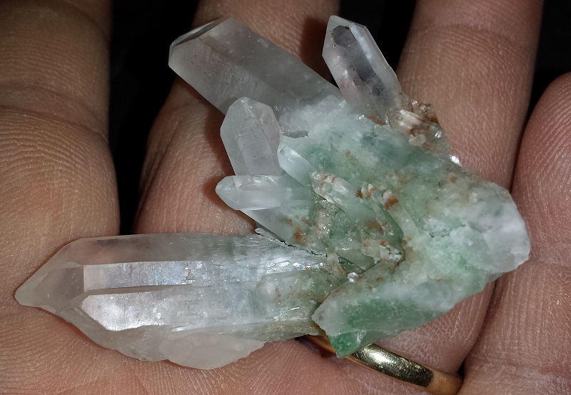 Green Quartz Crystals