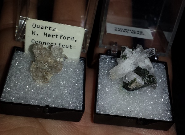 Tourmaline and Quartz Crystals