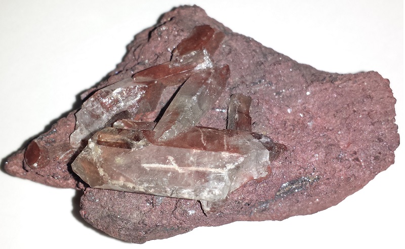 Hematite with Calcite