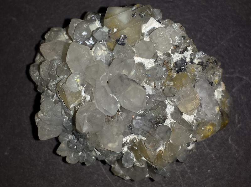 Fluorite on Quartz